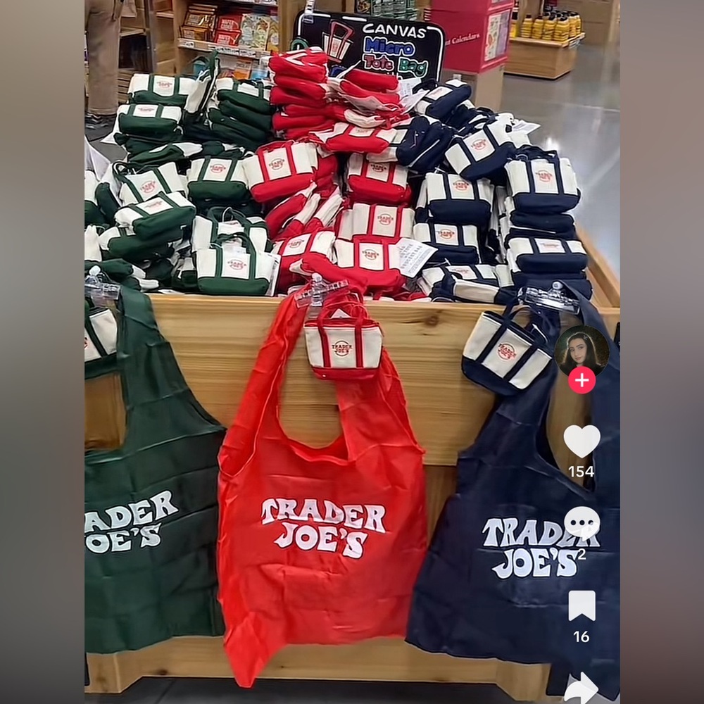 Mini Trader Joes totes